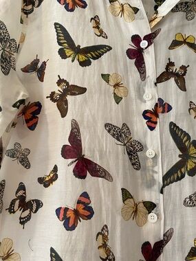 Equipment Silk Butterfly Shirt. Sz. XS